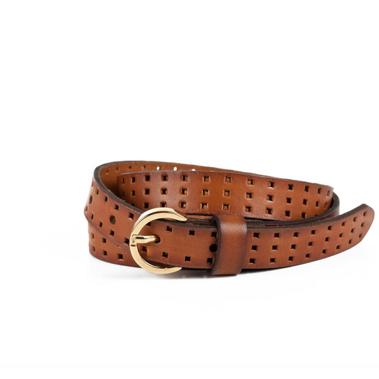 StitchSpan Leather Belt