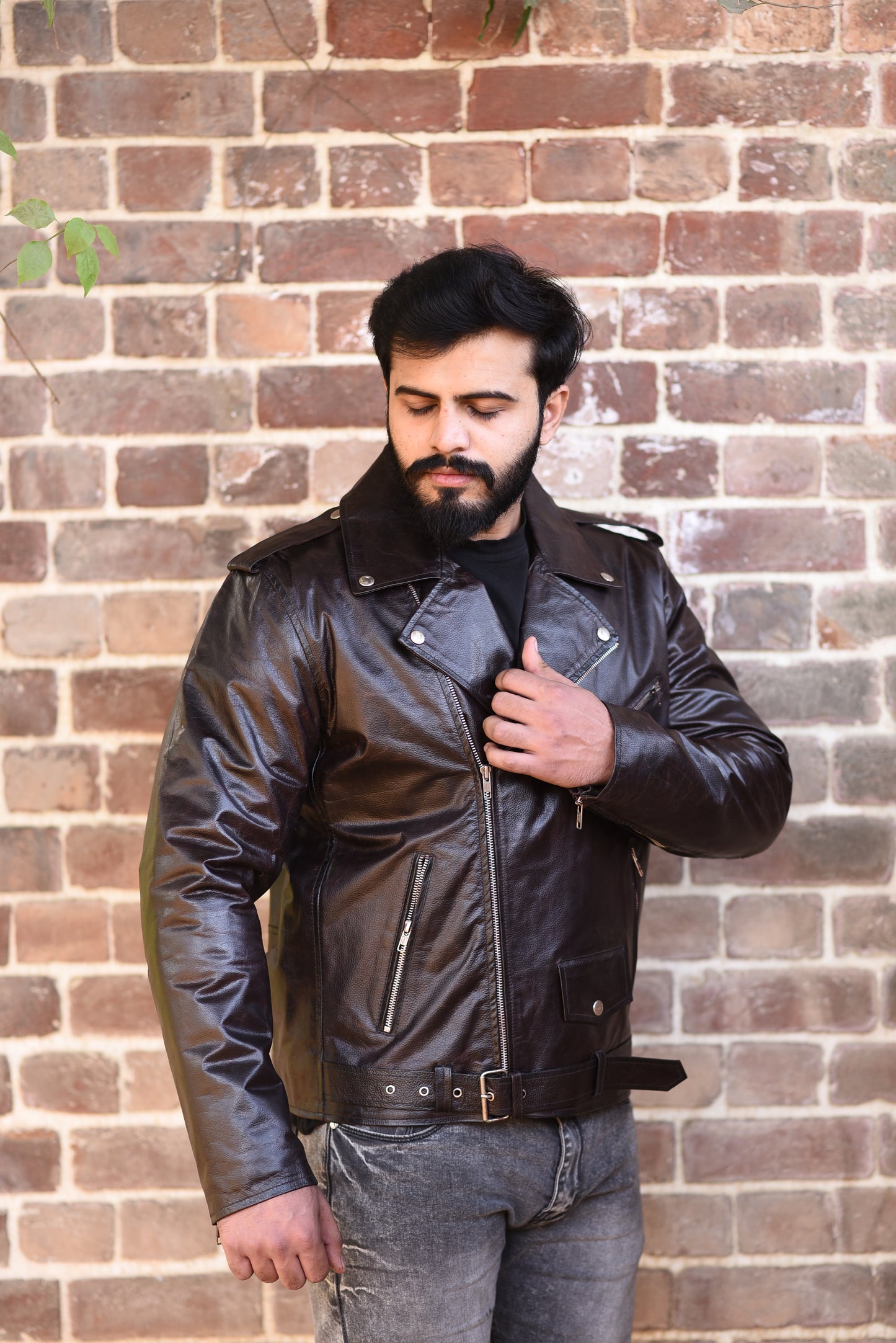 Modish Biker Leather Jacket