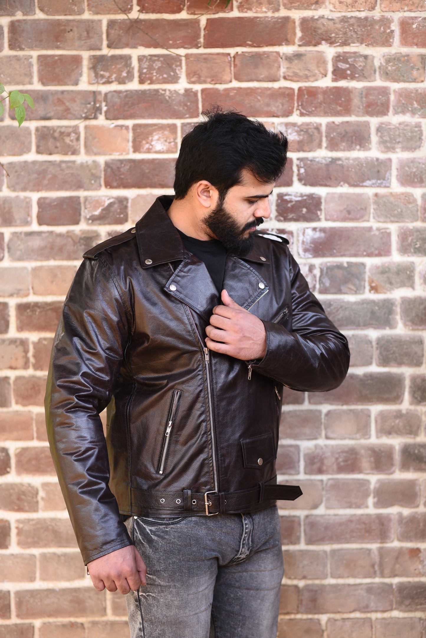 Modish Biker Leather Jacket