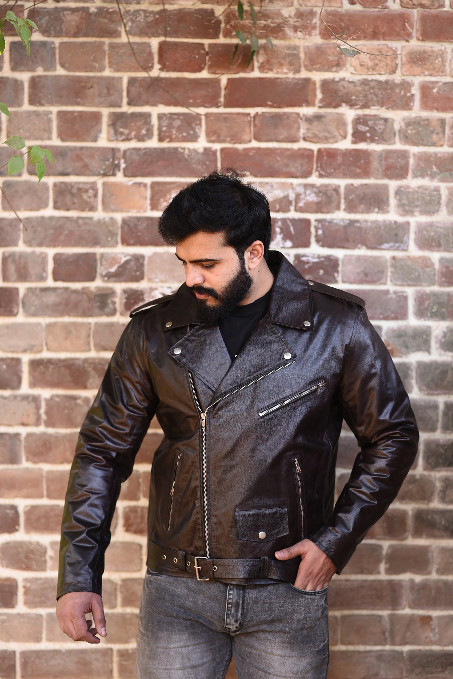 Modish Biker Leather Jacket