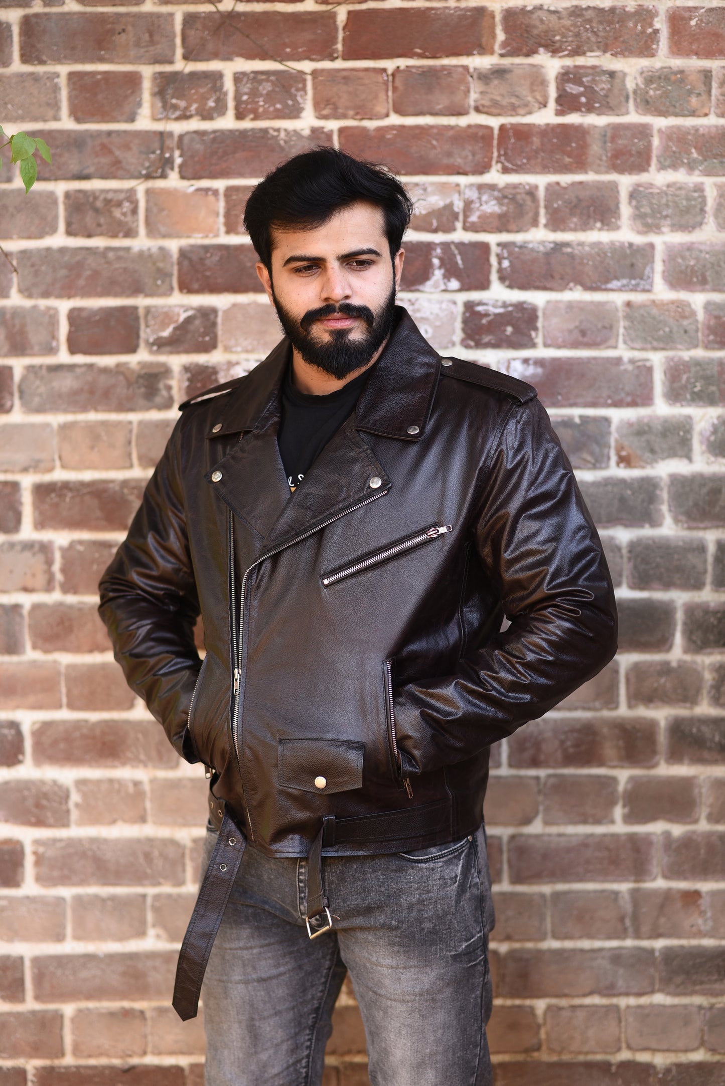 Modish Biker Leather Jacket