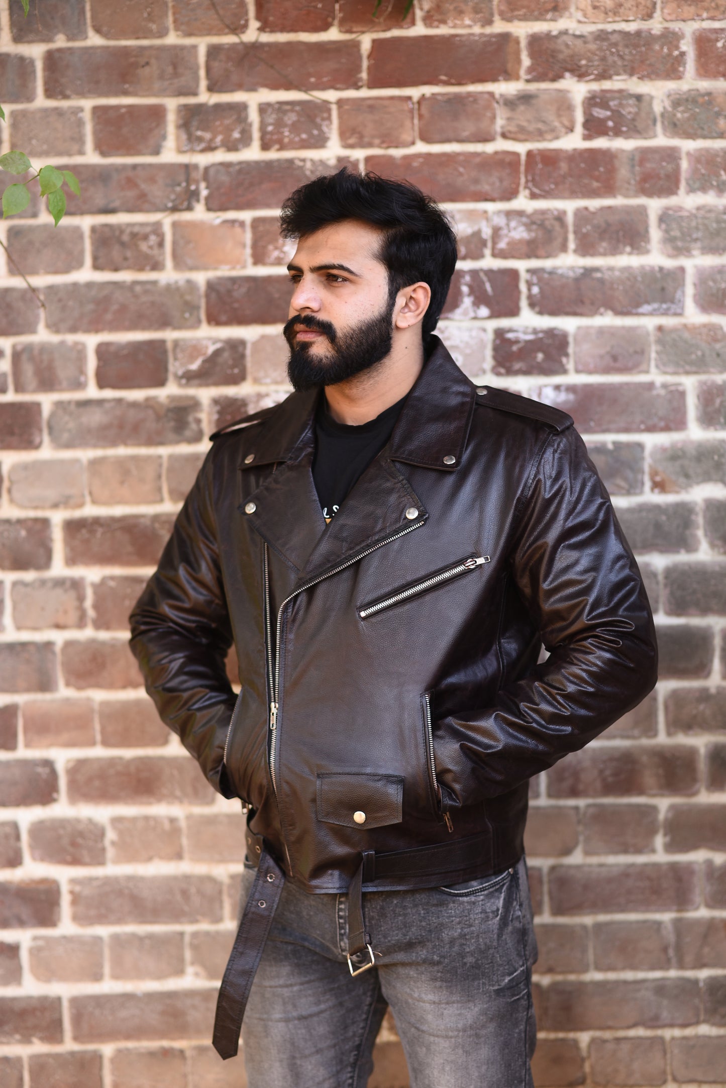 Modish Biker Leather Jacket