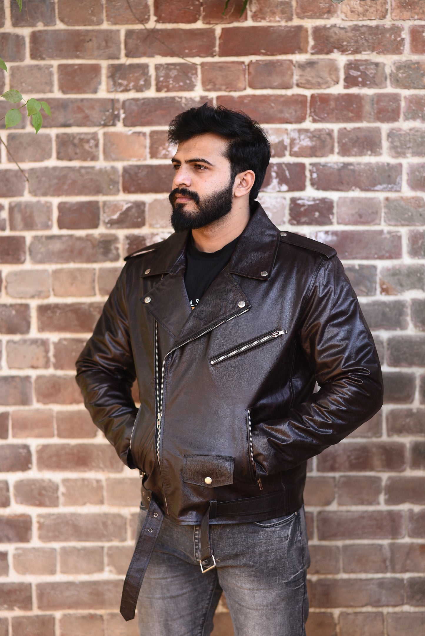 Modish Biker Leather Jacket