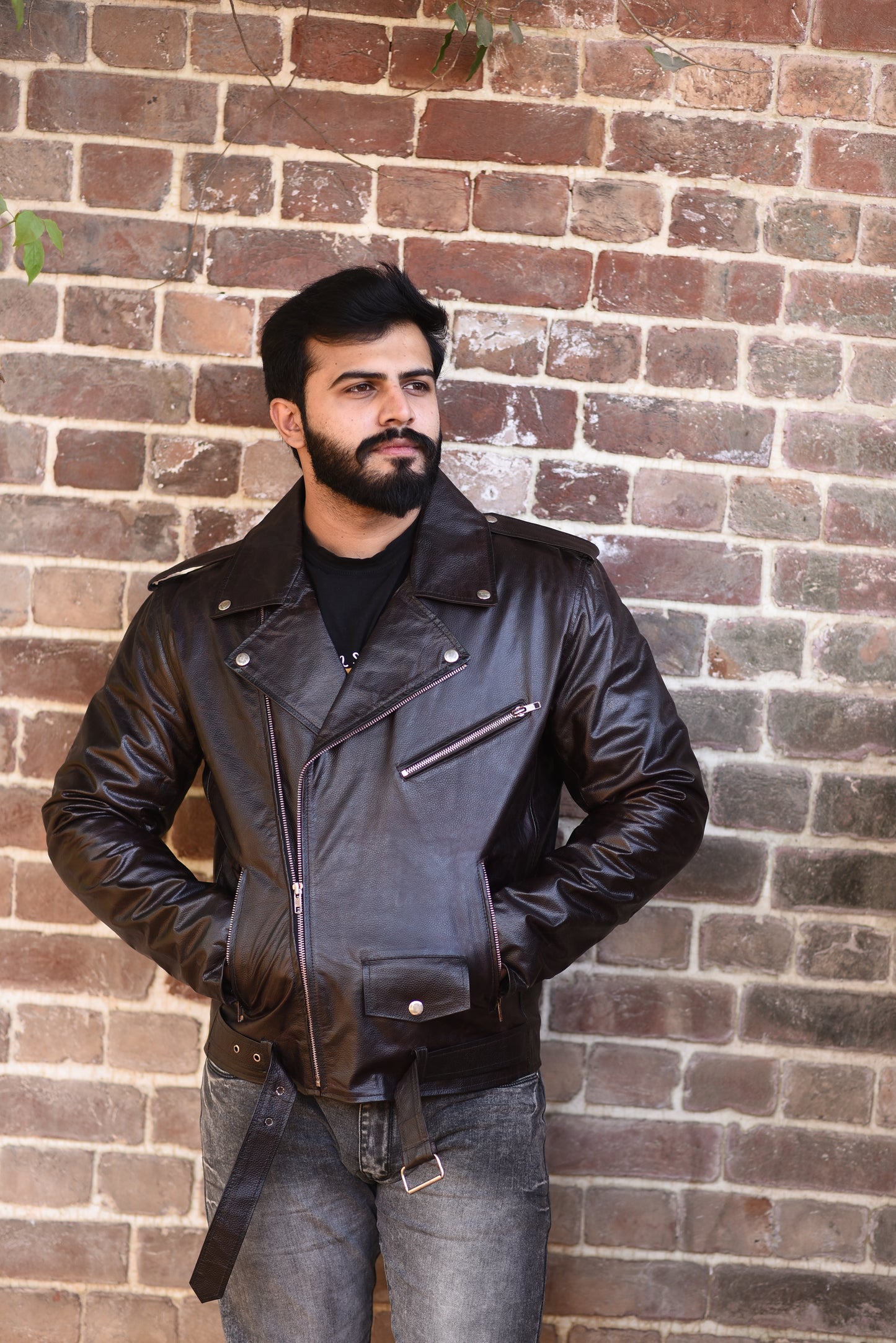 Modish Biker Leather Jacket